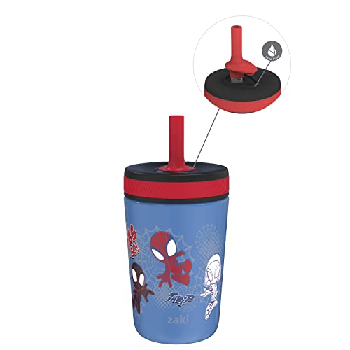 Zak Designs Marvel Spider-Man Kelso Toddler Cups For Travel or At Home,  15oz 2-Pack Durable Plastic Sippy Cups With Leak-Proof Design is Perfect  For Kids (Spidey and His Amazing Friends) 