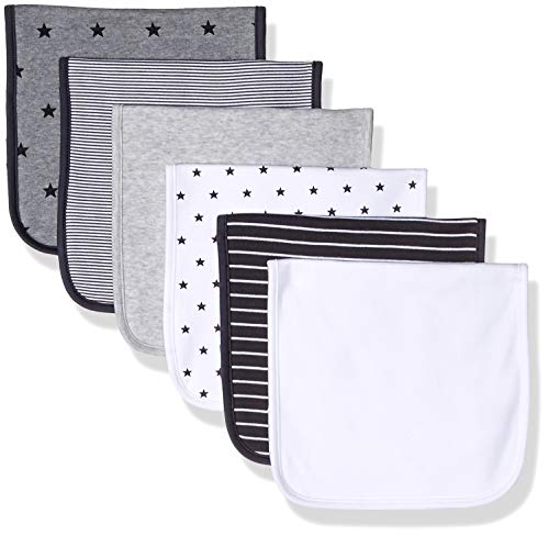 Essentials Baby 6-Pack Burp Cloth, Uni Star Stripe Neutral, One –  Zecoya