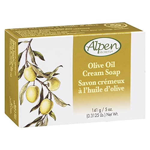 Alpen Secrets Olive Oil Moisturizing Soap, 5 Oz (Pack of 12)