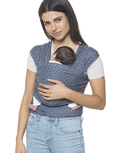 Ergobaby Embrace Cozy Newborn Baby Wrap Carrier ( Pounds), Ponte Knit, Pure  Black Pure Black Ponte Knit 
