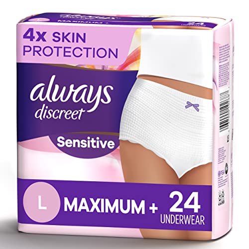 Always Discreet Sensitive, Incontinence & Postpartum Underwear For