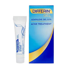 Acne Treatment Differin Gel, 30 Day Supply, Retinoid Treatment for Face with 0.1% Adapalene 15g Tube