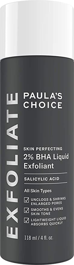 Paulas Choice--SKIN PERFECTING 2% BHA Liquid Salicylic Acid Exfoliant--Facial Exfoliant for Blackheads, Enlarged Pores, Wrinkles & Fine Lines