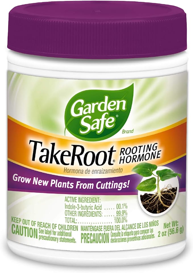 Garden Safe Take Root Rooting Hormone, Promotes Rooting, Grow New Plants From Cuttings, 2 Ounce