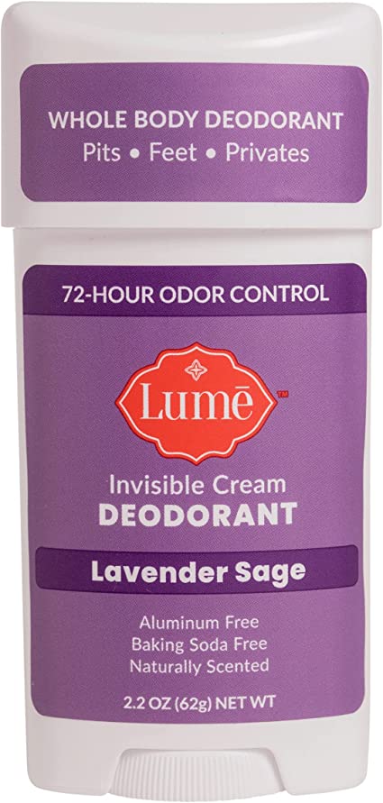 Lume Deodorant for Underarms & Private Parts 3oz Tube Clean Tangerine