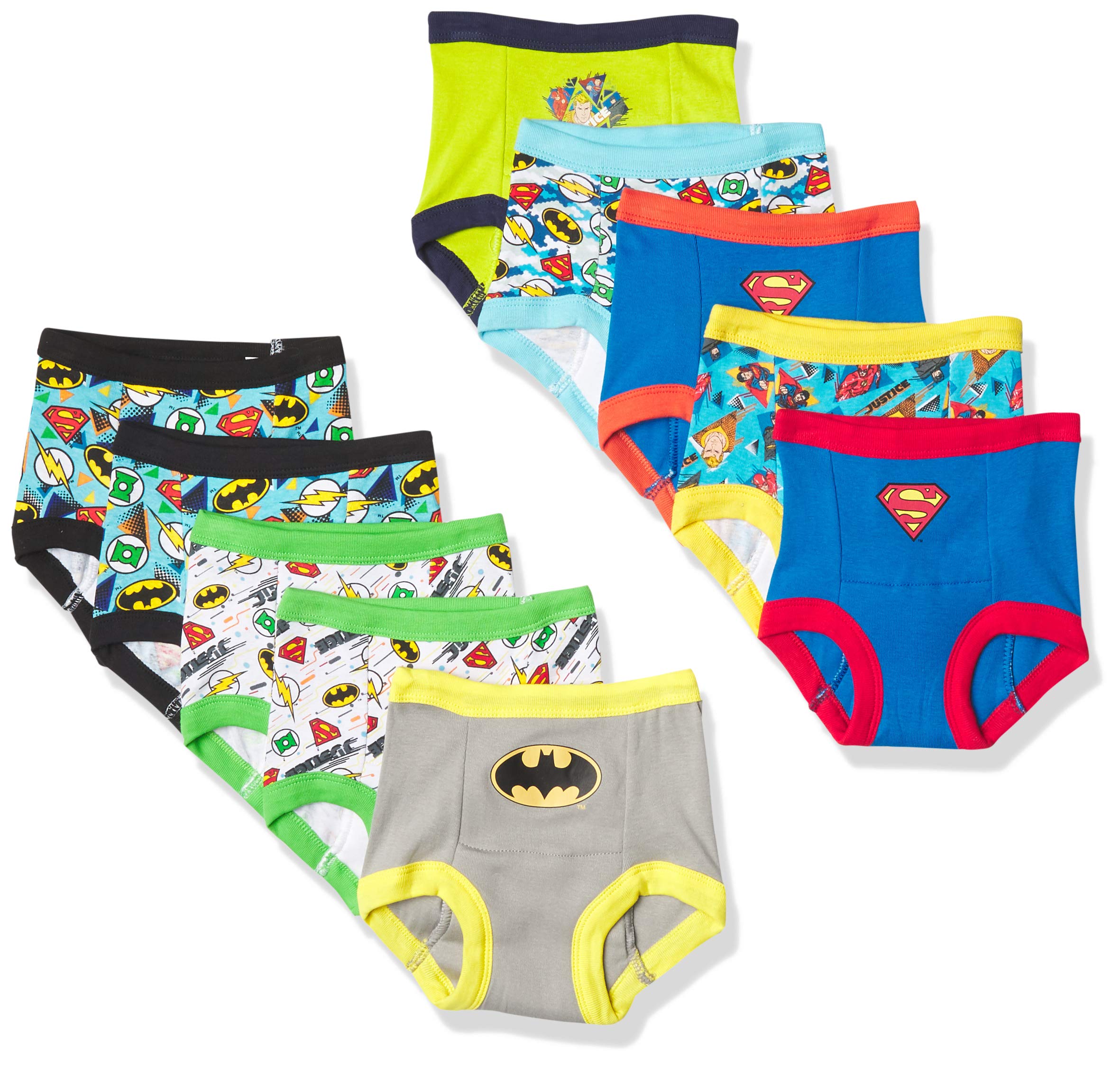 DC Comics 3PK, 7PK and 10PK Potty Training Pants with Superman, Batman –  Zecoya