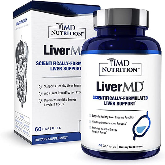 1MD Nutrition LiverMD: Optimize Liver Health