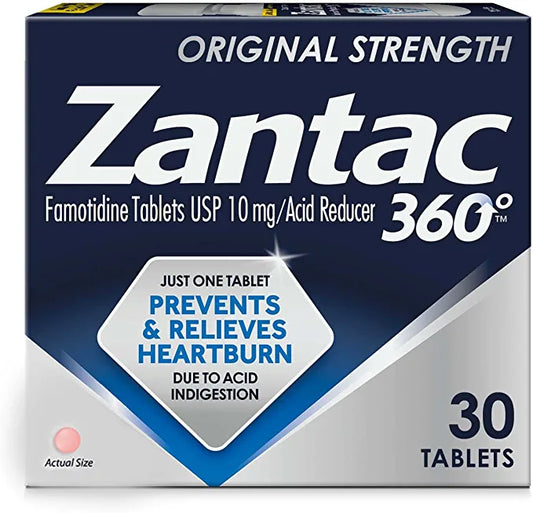 Zantac 360 Original Strength Tablets: Your Ally Against Heartburn