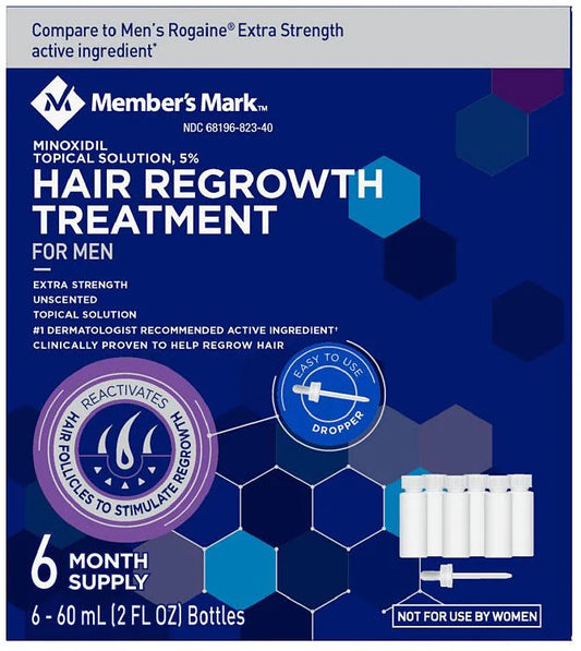 Member's Mark Minoxidil 5%: Optimal Hair Regrowth Treatment for Men