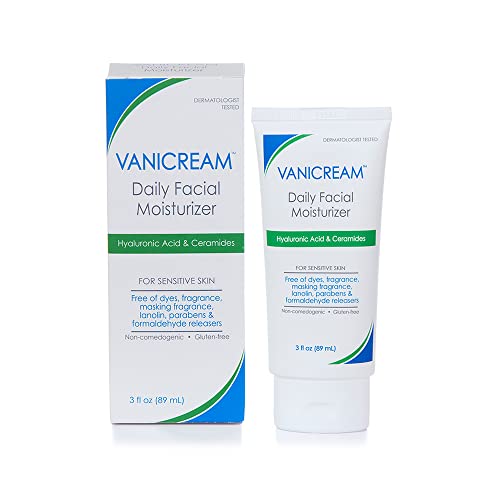 Vanicream Daily Facial Moisturizer: Gentle Care for Sensitive Skin – Available in 3 Fl Oz