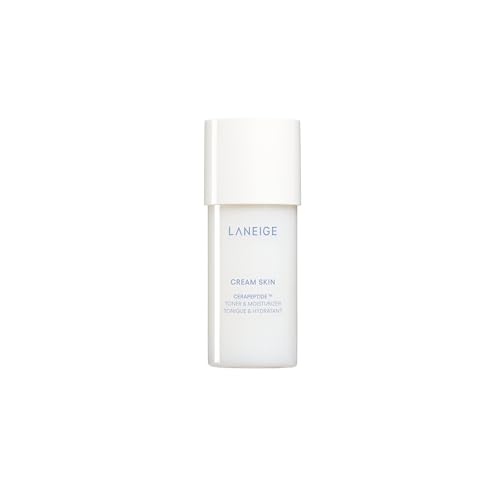 LANEIGE Cream Skin Refillable Toner & Moisturizer with Ceramides and Peptides: Amino Acid, Nourish, Hydrate, Barrier-Boosting, Visibly Firm