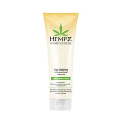 HEMPZ Age Defying Herbal Body Scrub, Off White, Vanilla/musk, 9 Fl Oz