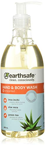 Earthsafe Unscented Hand & Body Wash, 400 ml (Pack of 1)