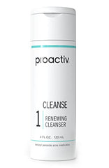 Proactiv Acne Cleanser - Benzoyl Peroxide Face Wash and Acne Treatment - Daily Facial Cleanser and Hyularonic Acid Moisturizer with Exfoliating Beads - 90 Day Supply, 6 Oz