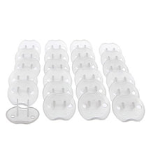 Dreambaby Outlet Plugs, 24-Pack - Baby Proof Outlet Covers for Home Safety - White