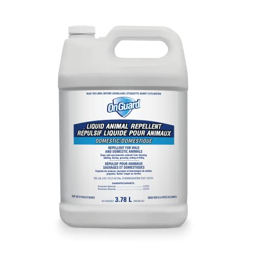 OnGuard Home and Cottage Liquid Animal Repellent (Domestic) 3.78L | Repellent for Wild and Domestic Animals | No Chew Anti-Chew Bitter Spray | Repels Coyotes, Rabbits, Skunks, Raccoons, Mice, Rats, Squirrels, and Other Nuisance Pests