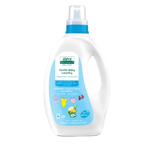 Aleva Naturals Gentle Baby Laundry, (40 Loads) 40 fl.oz / 1.2L