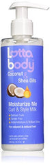 Lottabody, Coconut Oil and Shea Moisturize Me Curl & Style Milk, Defines Curls, Anti Frizz, Adds Moisture & Shine 8 Fl Oz