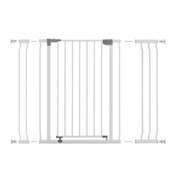 Dreambaby - Pressure Mounted Baby Gate, Auto Close Safety Gate, Fits 29.5-43.5" Wide, 36.5" Tall, Perfect for Babies and Pets - White