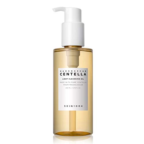 SKIN1004 Madagascar Centella Light Cleansing Oil (6.76 Fluid Ounce) Pure and light oil with fresh cleansing effect, Micellar Cleansing Hypoallergenic Use