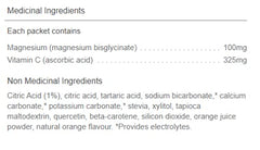 Orange Naturals MagPop! Effervescent Magnesium Glycinate Drink Powder with Vitamin C, 35 Sachets - Electrolyte Balance, Supports Sleep, Relaxation & Muscle Function, for Healthy Bones & Teeth