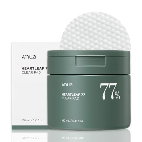 ANUA Heartleaf 77 Toner Pad 70 Sheets, PHA Dead Skin Care Low pH Daily Toner Pad exfoliating