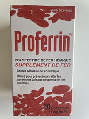 Proferrin 11mg Heme Iron 90Tablets