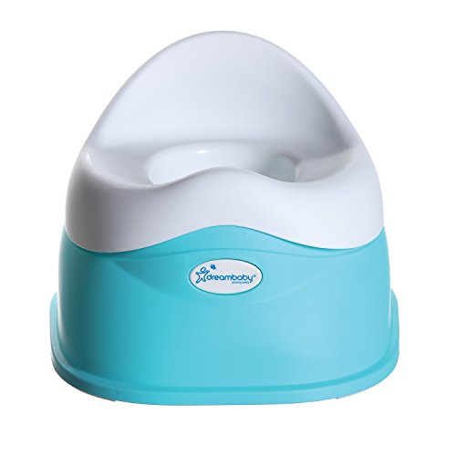 Dreambaby EZY-Potty - Toddler Potty Training Toilet Seat with Removable Bowl and Splash Guard, Aqua