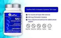 CanPrev NAC+ N-Acetyl-L-Cysteine | 120 v-caps