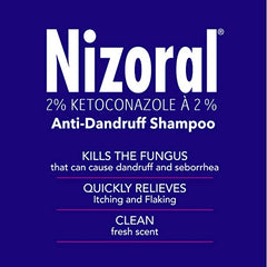 Nizoral Ketoconazole 2 Percent Anti-dandruff and Itchy Scalp Shampoo, 325ml