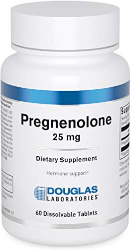 Douglas Laboratories Pregnenolone (25 mg) - for Pancreas, Cortisol & Liver Support* - Pregnenolone Supplement - Non-GMO - 60 Tablets