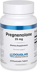 Douglas Laboratories Pregnenolone (25 mg) - for Pancreas, Cortisol & Liver Support* - Pregnenolone Supplement - Non-GMO - 60 Tablets