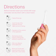 Utiva Bacterial Vaginosis Relief - 7-Prefilled Vaginal Applicators to Maintain Natural Acidity, Increase Vaginal Moisture & Ease Dryness