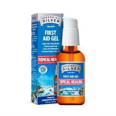 Natural Immunogenics Sovereign Silver, First Aid Gel, 2 oz.