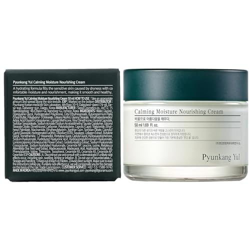 [PKY] Pyunkang Yul Calming Moisture Barrier Cream Instantly Soothes Sensitive Skin, Hyaluronic Acid & Ceramide for Hydration, Vegan, Korean Skincare (1.69 Fl. Oz, 50ml)