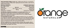 Orange Naturals - Vitamin D3+K2-90 Softgels - With Organic Coconut Oil - Support Bone & Teeth Health, Reduce Osteoporosis, Maintain Muscle, Enhanced Absorption & Prevent D Deficiency Cholecalciferol