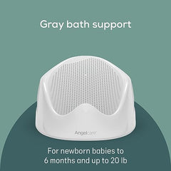 Angelcare Baby Bath Support, Grey 0 to 6 Month (Pack of 1)