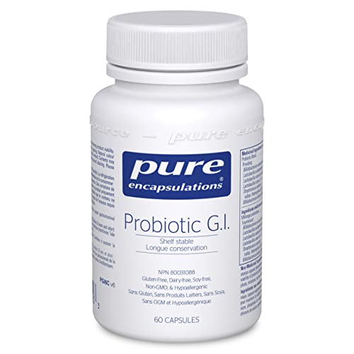 Pure Encapsulations Probiotic G.I. - Shelf Stable Probiotic for Intestinal Health & Gastrointestinal Support - With Lactobacillus & Bifidobacterium Probiotic - 60 Capsules