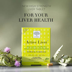 New Nordic Active Liver | Daily Liver Support Supplement | Milk Thistle, Artichoke & Turmeric | Swedish Made | 30 Count (Pack of 1)