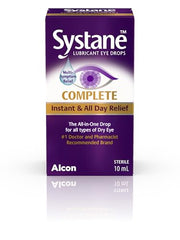 Systane Complete Lubricant Eye Drops, Eye Drops For Eyes, 10 mL