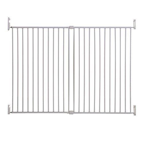 Dreambaby Broadway Xtra-Wide & Xtra-Tall Safety Gate - Fits 30”-53” Wide, 36" Tall - Hardware Mounted - White