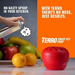 Terro Fruit Fly Trap 4 Traps + 90 Days Lure Supply