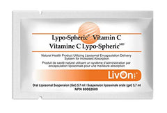 Lypo–Spheric Vitamin C – 1 Carton (30 Packets) – 1,000 mg Vitamin C & 1,000 mg Essential Phospholipids Per Packet – Liposome Encapsulated for Improved Absorption – 100% Non–GMO