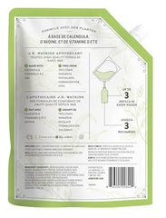 J.R. Watkins Aloe and Green Tea Gel Hand Soap Refill Pouch, Scented Liquid Hand Wash for Bathroom or Kitchen, USA Made and Cruelty Free, 1 Liter