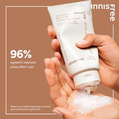 innisfree Volcanic BHA Pore Cleansing Foam with Salicylic Acid, Sulfate Free, Exfoliating Korean Cleansing Foam