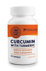 Vimergy Curcumin with Turmeric, 30 Servings – Source of Antioxidants – Liquid Capsules - Non-GMO, Gluten-Free, Soy-Free, Kosher, Vegan & Paleo Friendly (90 count)