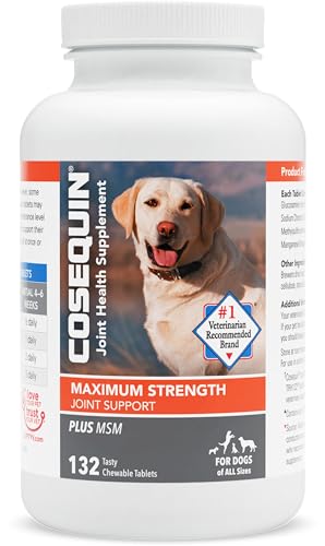 Nutramax Cosequin DS Plus with MSM Chewable Tablets, 132 Count