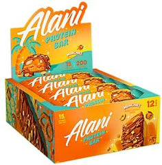 Alani Nu Protein Bars | Low-Carb Healthy Snacks | 12 Individually Wrapped Bars