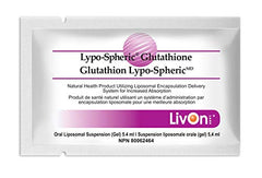 Lypo-Spheric Glutathione - 30 Packets – 162 ml Glutathione Per Packet – Liposome Encapsulated for Maximum Bioavailability – Professionally Formulated – 100% Non-GMO