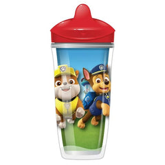 Playtex Baby Sipsters Stage 3 PAW Patrol Sippy Cups, Spill-Proof, Leak-Proof, Insulated - Blue, 9 Oz, 2 Count